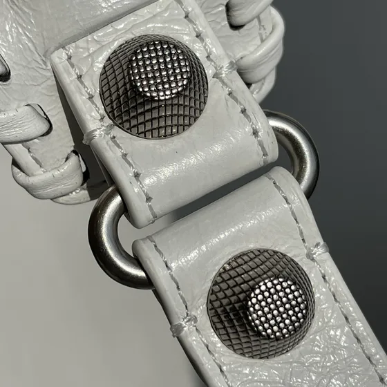 Balenciaga Le Cagole White Shoulder Bag