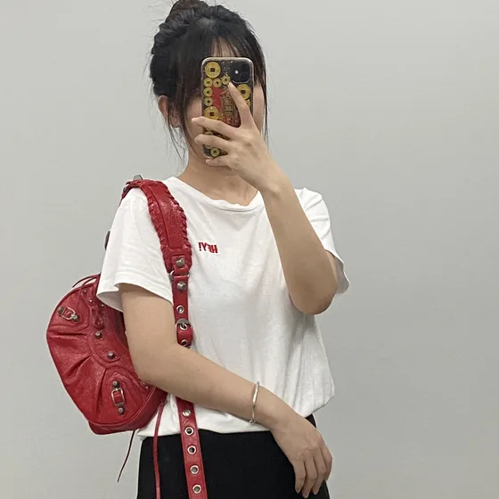 Balenciaga Le Cagole Backpack Red Backpack