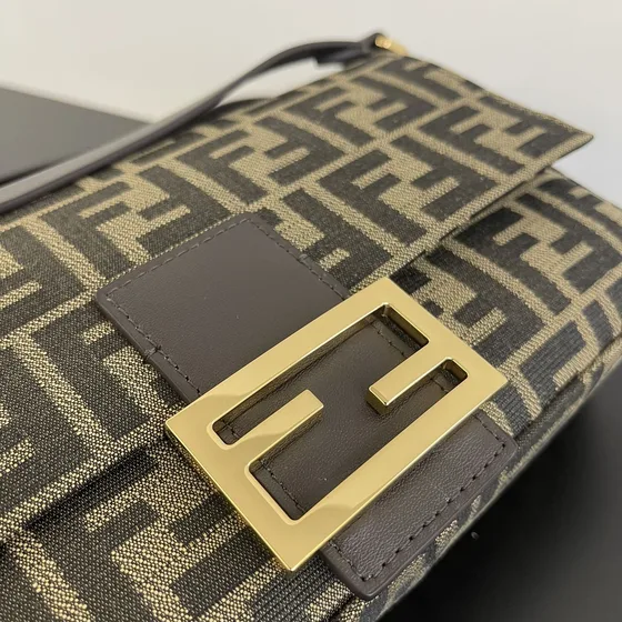 Fendi Baguette Marrón Bolso bandolera