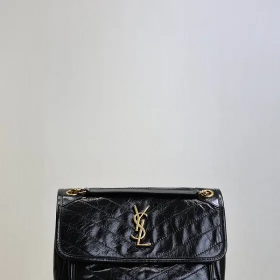 YSL Niki Black Shoulder Bag