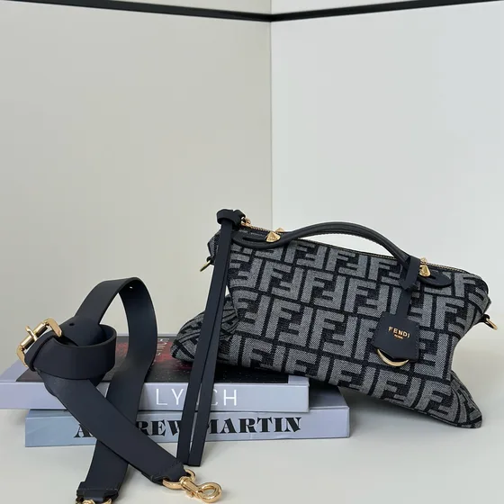 Fendi By The Way Dark Gray Top Handle