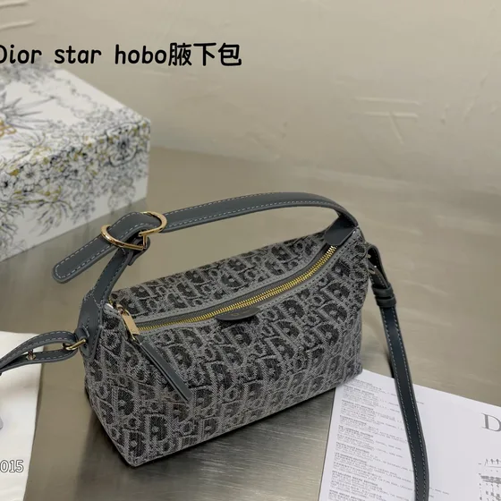 Dior Star Hobo Bleu marine Bleu Hobo