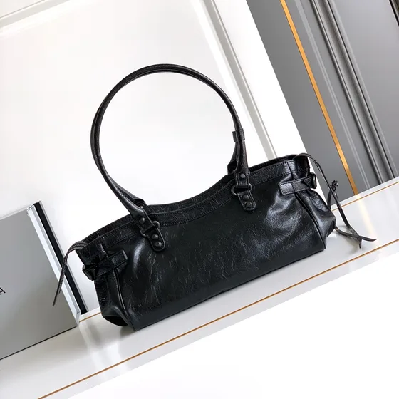 Balenciaga Le Cagole Small Borsa a spalla Nero Borsa a spalla