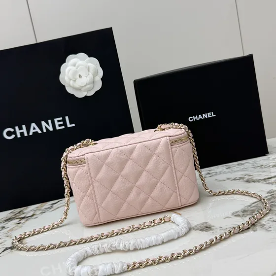 Chanel Vanity Case Light Pink Vanity