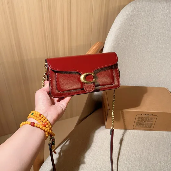 Coach Tabby Crossbody Wristlet Merah Crossbody