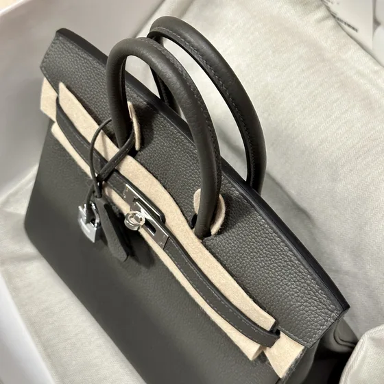 Hermes Birkin Dark Gray Top Handle