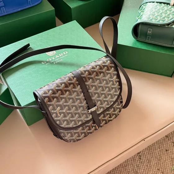 Goyard Belvedere Mm Bag Brown Crossbody