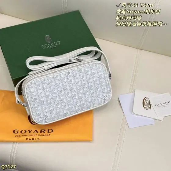 Goyard Camera Bag White 23 12cm Crossbody
