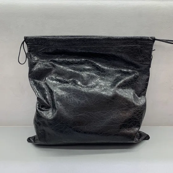 Balenciaga Crush Shopper Tote Bag Black Tote Bag