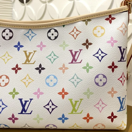 Louis Vuitton Carryall Branco/Multicolorido Monogram Bolsa de ombro