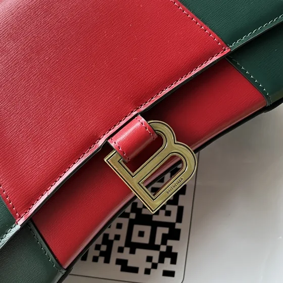 Balenciaga Balenciaga X Gucci The Hacker Project B Riñonera Rojo/Verde Riñonera