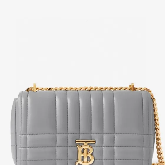 Burberry Lola Bag Grigio Borsa a spalla