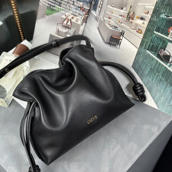 Loewe Flamenco Purse Nero Pochette