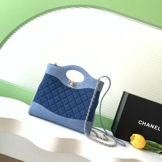 Chanel 31 Bag Blue Tote Bag