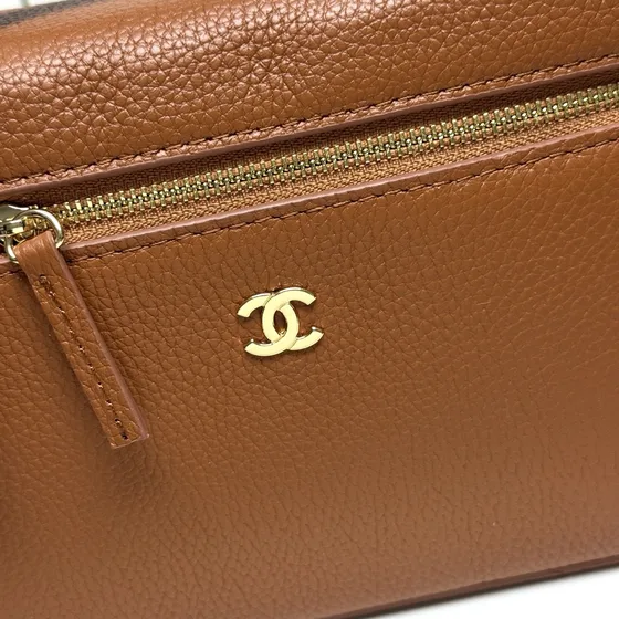 Chanel Vanity Case Caramel Marrom Vanity