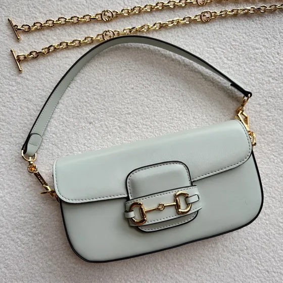 Gucci Horsebit 1955 Mini Schultertasche Light Mint Grün Schultertasche