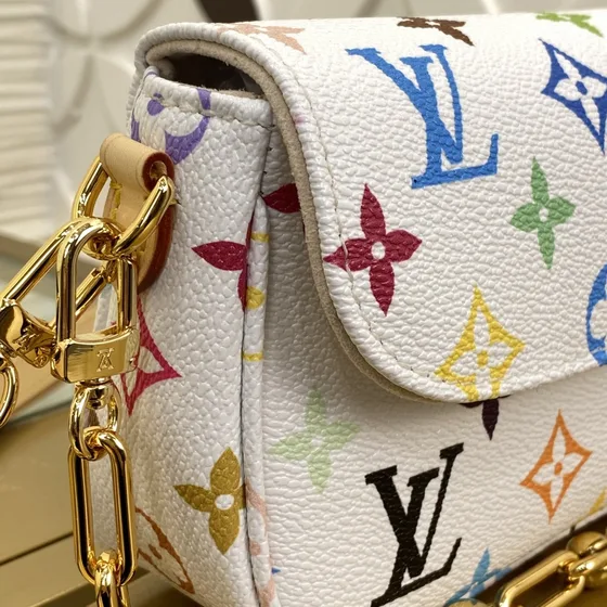 Louis Vuitton Multi Pochette Beyaz Çok renkli Crossbody