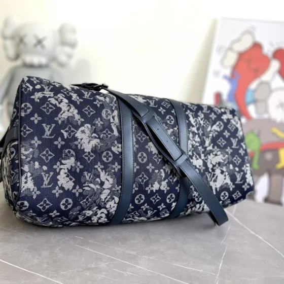 Louis Vuitton M57285 Monogram Tapestry Navy 50 travel