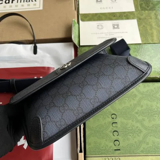 Gucci Ophidia Black GG Supreme crossbody