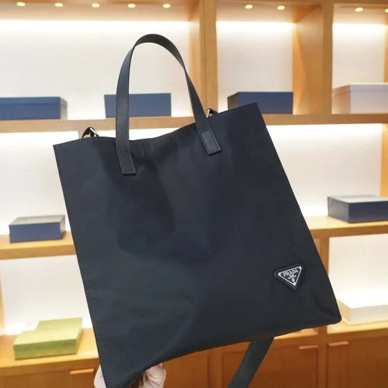 Prada Nylon Tote Bag Black Tote Bag