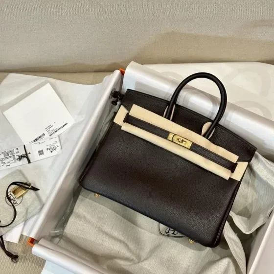 Hermes Birkin Black Top Handle