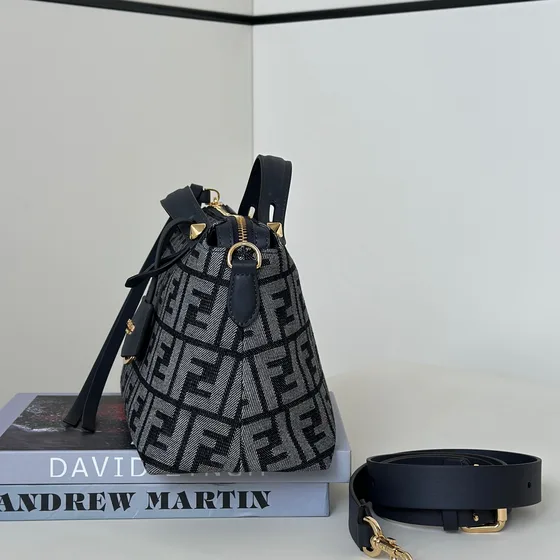 Fendi By The Way Dark Gray Top Handle