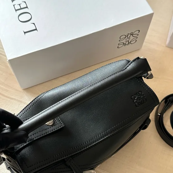 Loewe Puzzle Biker Bag Svart Topphandtag