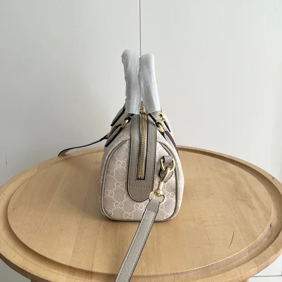 Gucci Ophidia Gg Mini Top Handle Bag بيج Top Handle