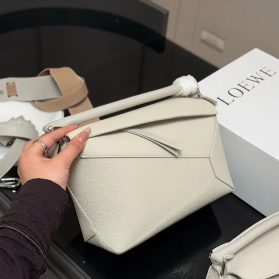 Loewe Puzzle Bag Light Bej Üst sap