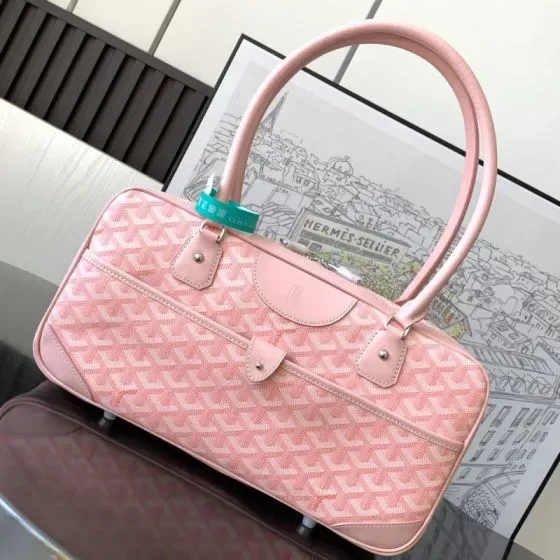 Goyard Saint Martin Bag Pink Top Handle
