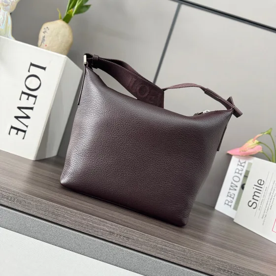 Loewe Cubi Borsa a tracolla Dark Marrone Crossbody