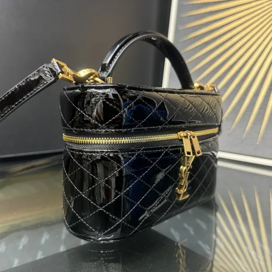 YSL Gaby Vanity Bag أسود Crossbody
