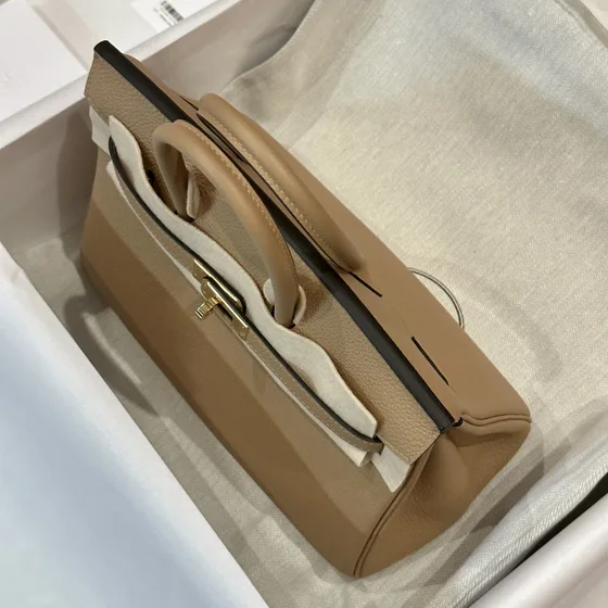 Hermes Birkin 25 Etoupe 25 cm Tophåndtak