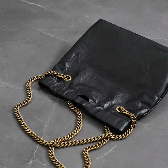 Balenciaga Crush Medium Shoppertasche Schwarz Shoppertasche