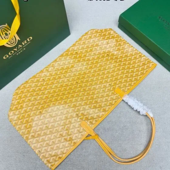 Goyard Saint Louis Yellow Tote Bag
