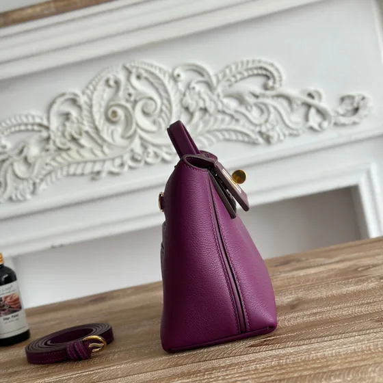 Hermes 24 24 Purple Top Handle