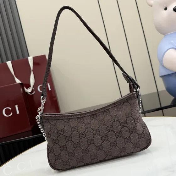 Gucci Gg Emblem Mini Bolso bandolera Dark Marrón Bolso bandolera