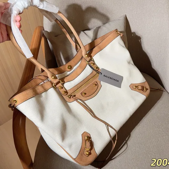 Balenciaga City Tote White Tote Bag