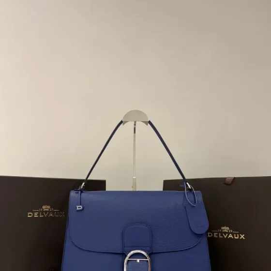 Delvaux Brillant Blue Shoulder Bag