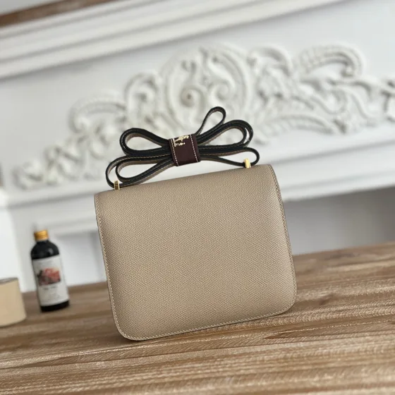 Hermes Constance Etoupe (Light Grayish Beige) Crossbody