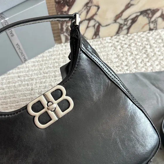 Balenciaga Bb Soft Hobo Black Hobo