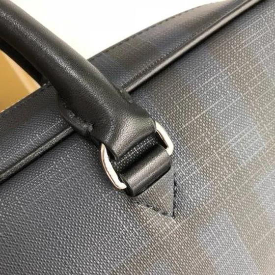 Burberry London Valigetta Dark charcoal check business