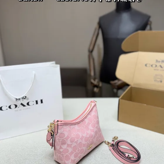 Coach Mini Signature Crossbody Bag Pink Crossbody