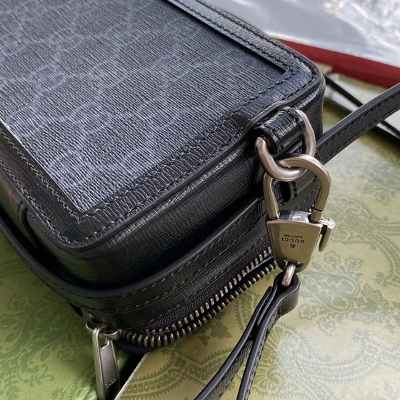 Gucci Gg Marmont Belt Bag Black Grey Belt Bag