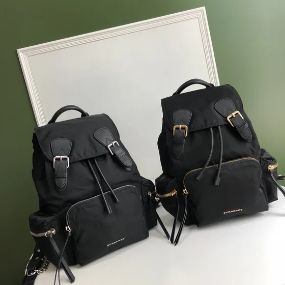 Burberry The Rucksack Black Backpack