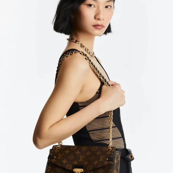 Louis Vuitton Trunk Clutch Coklat Shoulder Bag