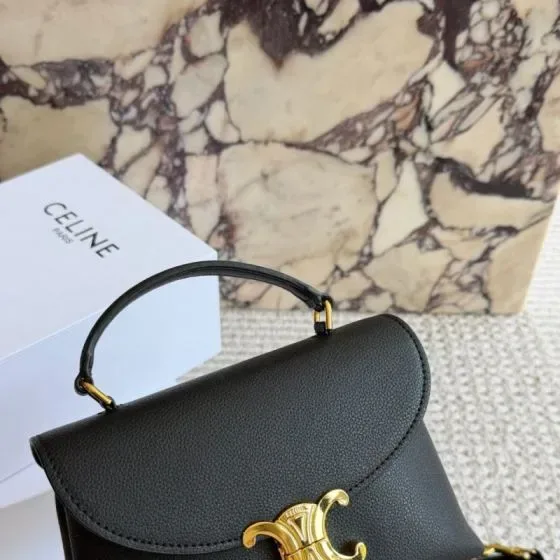 Celine Triomphe Noir Anse supérieure