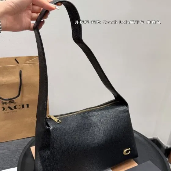 Coach Lola Black Shoulder Bag