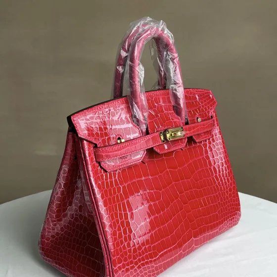 Hermes Birkin Rød Tophåndtag