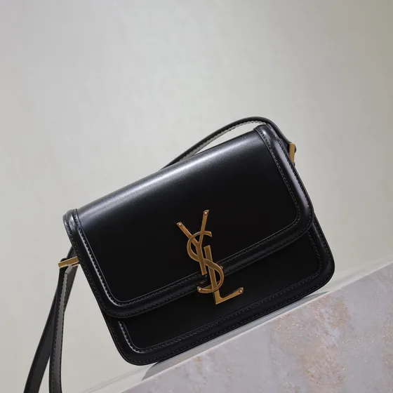 YSL Solferino Small Satchel Hitam Crossbody